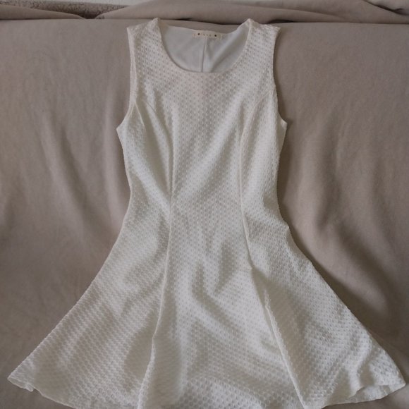 Fit and Flare Textured Dress - Picture 1 of 5